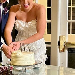 By Watters Cosmos (Sz 8-10) white dress